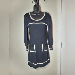 Trina Turk Balloon Sleeve Silk Cashmere Wool Blend Dress sz S